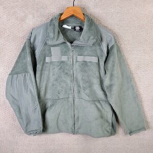 U.S. Military‎ Peckham Inc Jacket Mens Medium Green Fleece Cold Weather Gen III